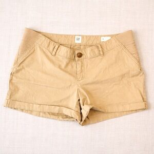 ✨ GAP Maternity Neutral Summer Shorts Size 2 Stretchy